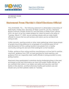 Statement From Florida Chief Elections Official_web