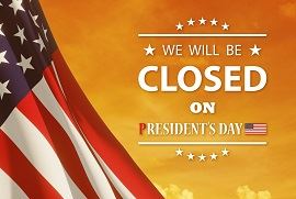Closed-Presidents-Day