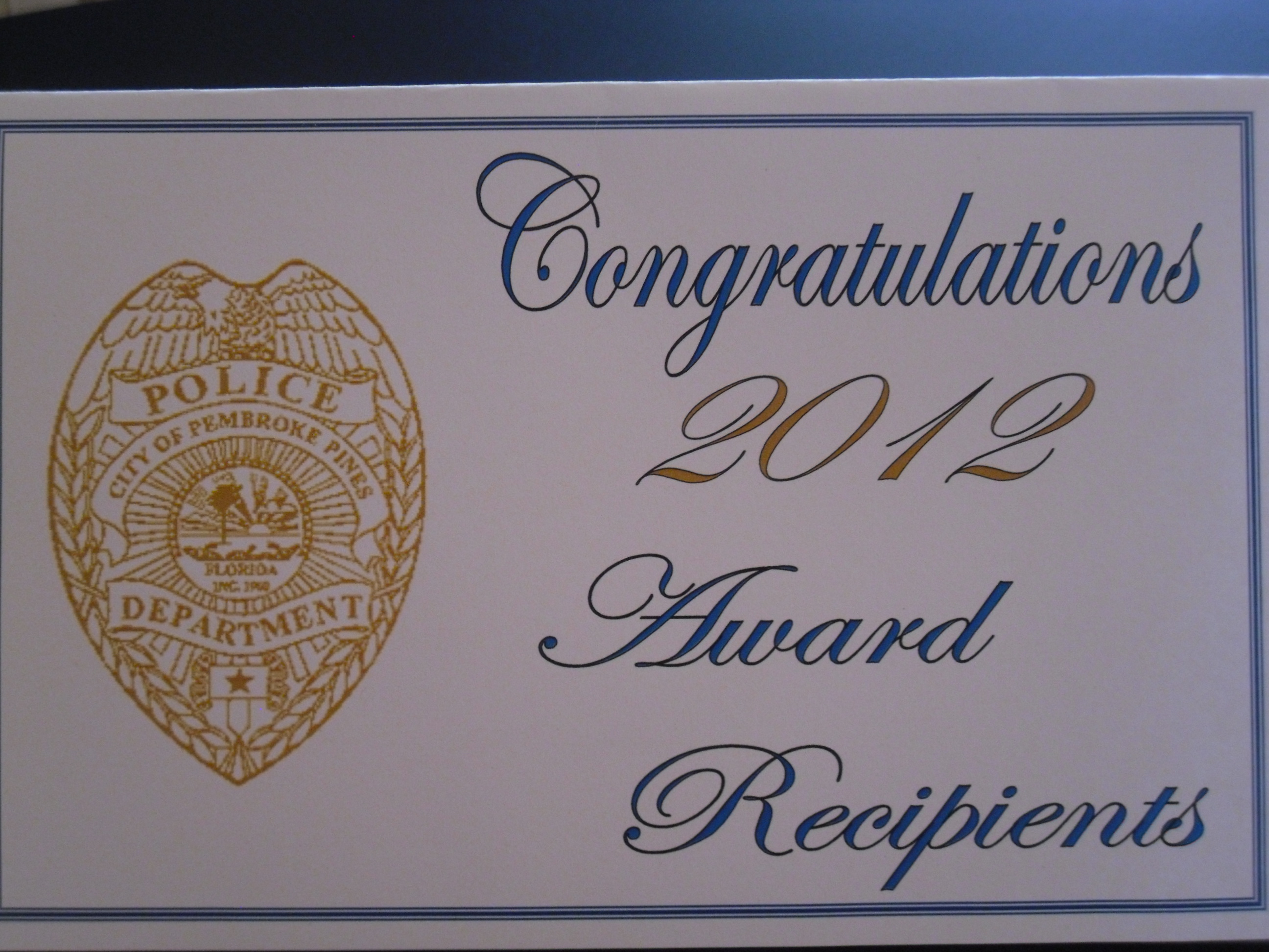 Congratulations sign